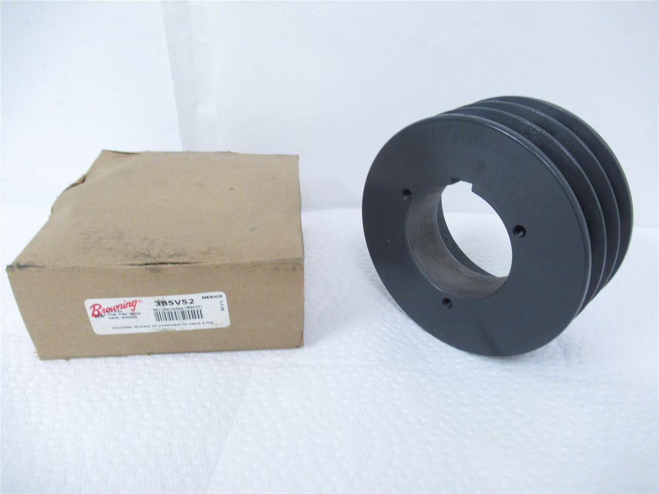 Browning 3B5V52; Belt Pulley V 3 Groove 5.3000in (5V) in (A)