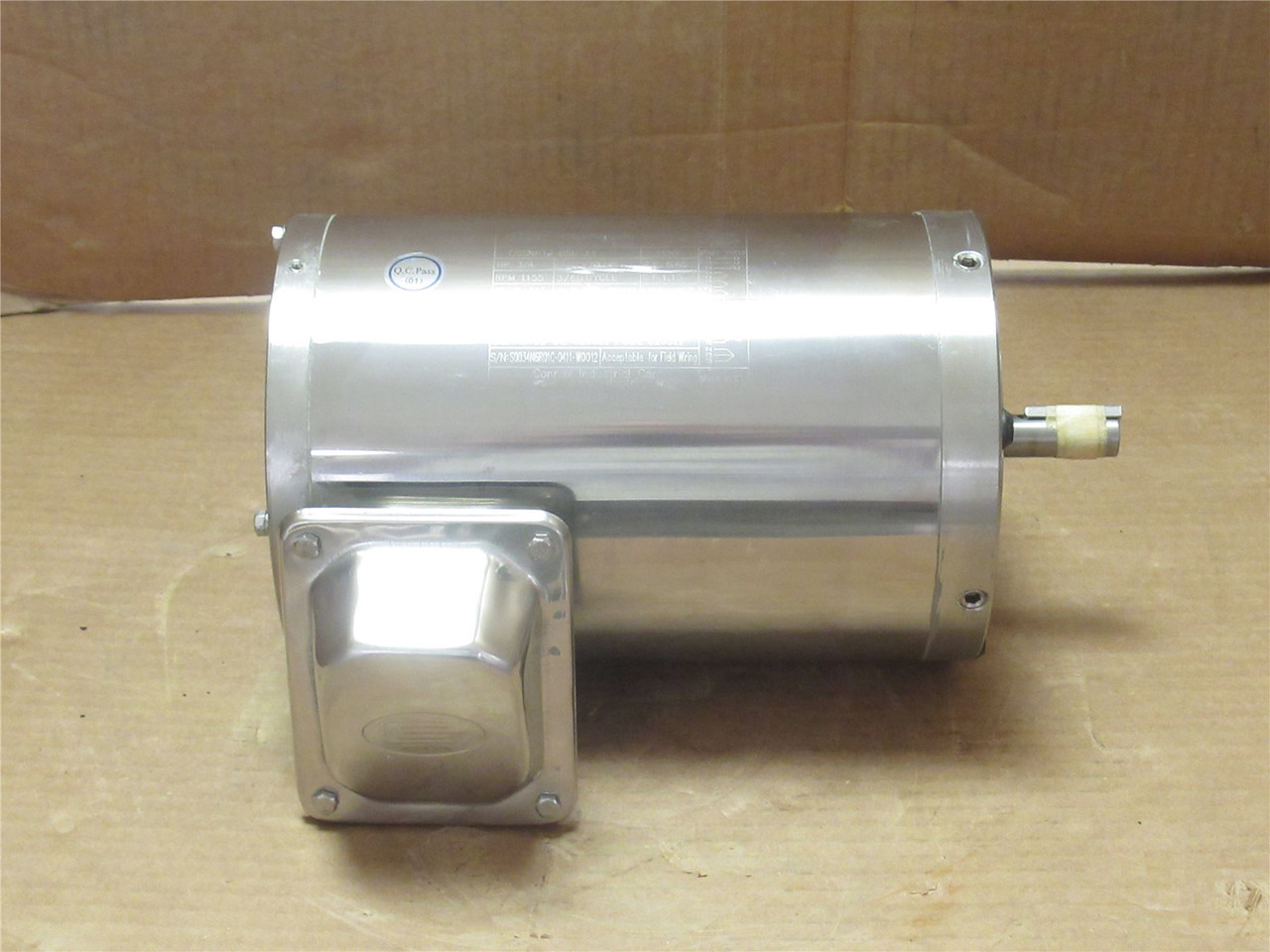 Connex CSSNR12-056-34; AC Motor; SS; 3/4HP; 400-480V; 1200RPM