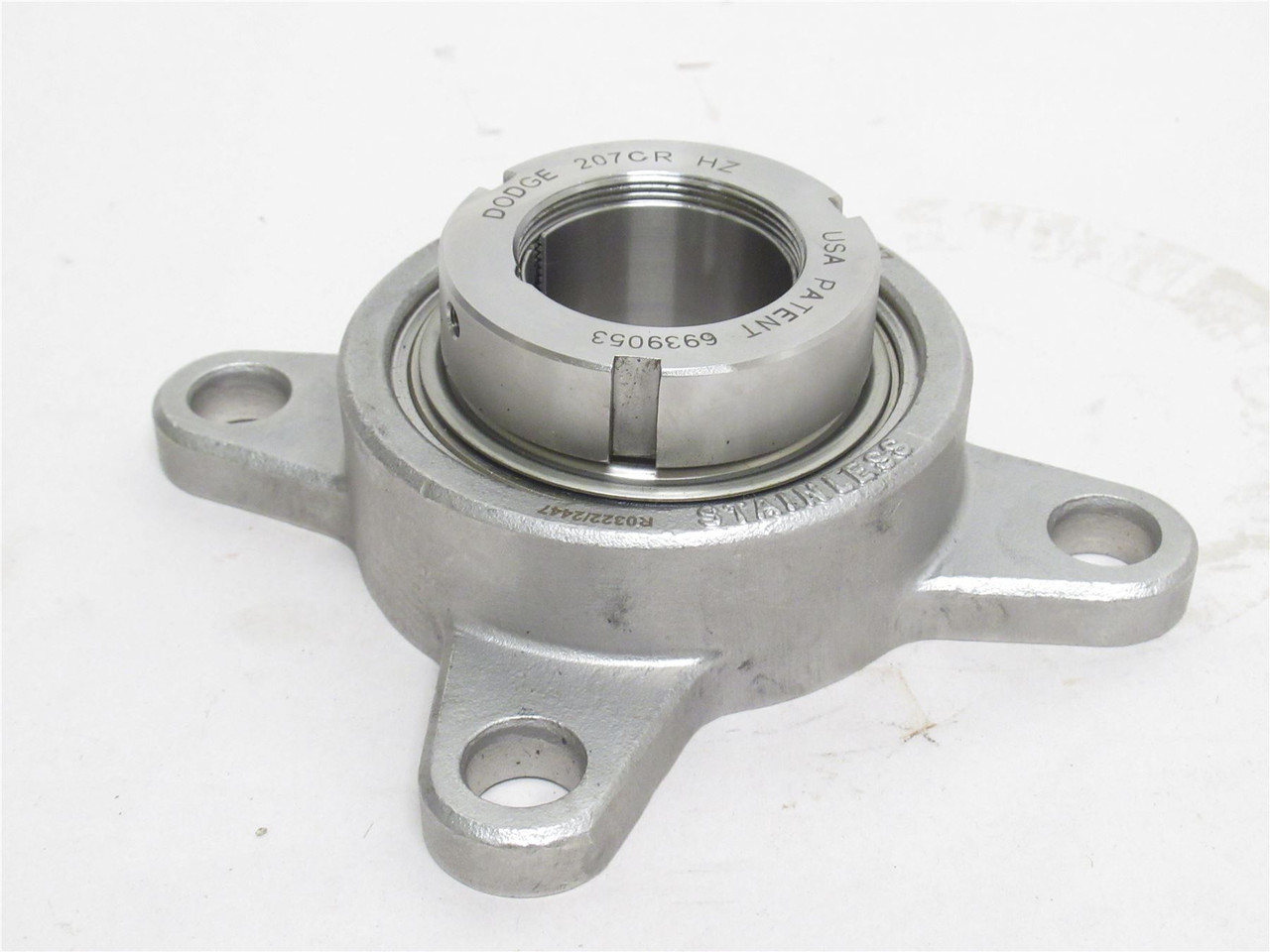 Dodge F4B-GTEZ-107-SHCR; Flange Bearing 129729; SS; 1-7/16"ID