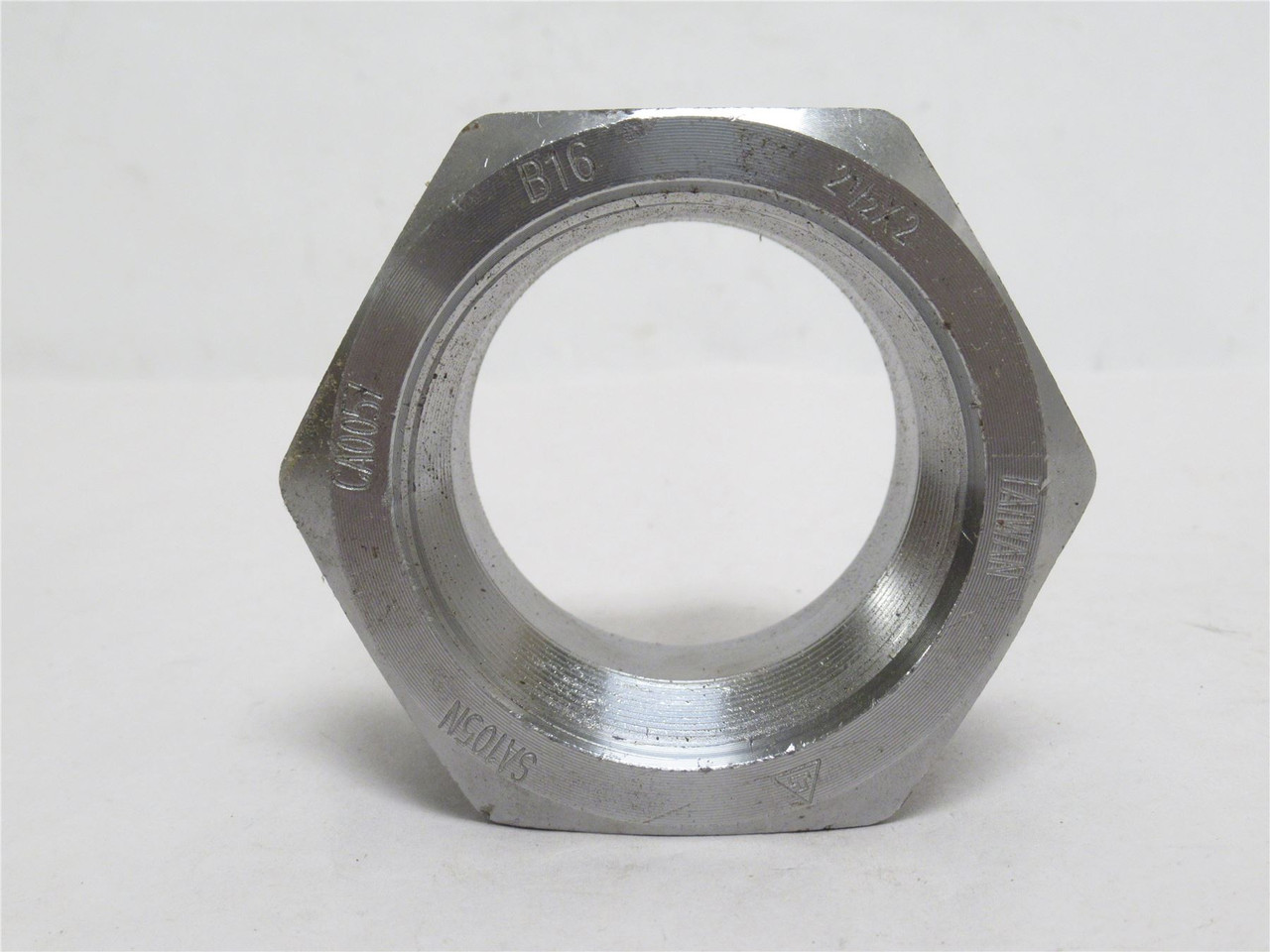 MFG- 42HB3024020; Steel Hex Reducer Bushing; 2-1/2NPT x 2NPT