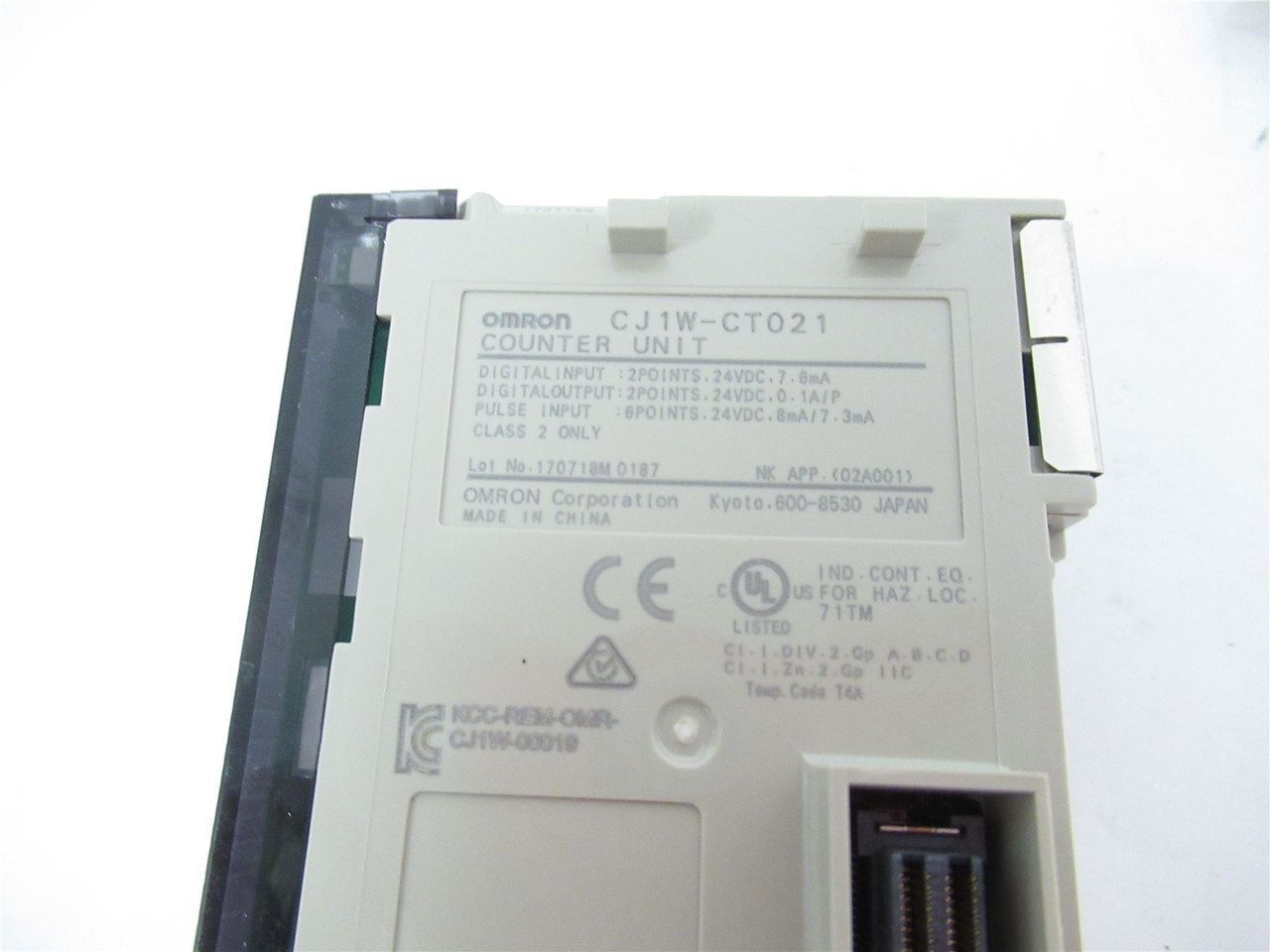 Omron CJ1W-CT021; Module High Speed Count 0.1 AMP24VDC 500KHZ