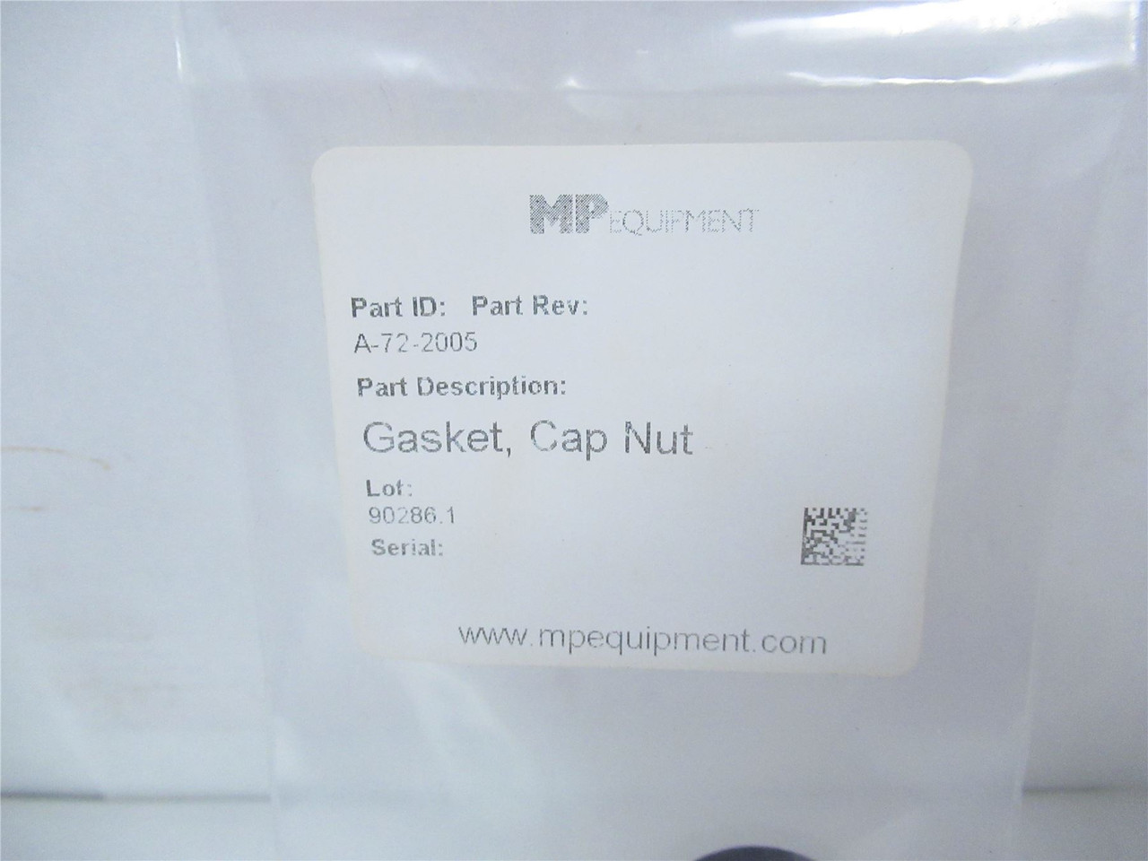 MP Equipment A-72-2005; Gasket Cap Nut 100K