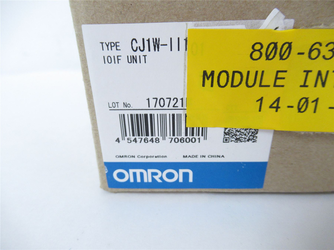 Omron CJ1W-II1101; Module Interface