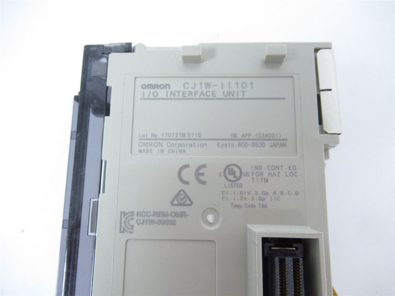 Omron CJ1W-II1101; Module Interface