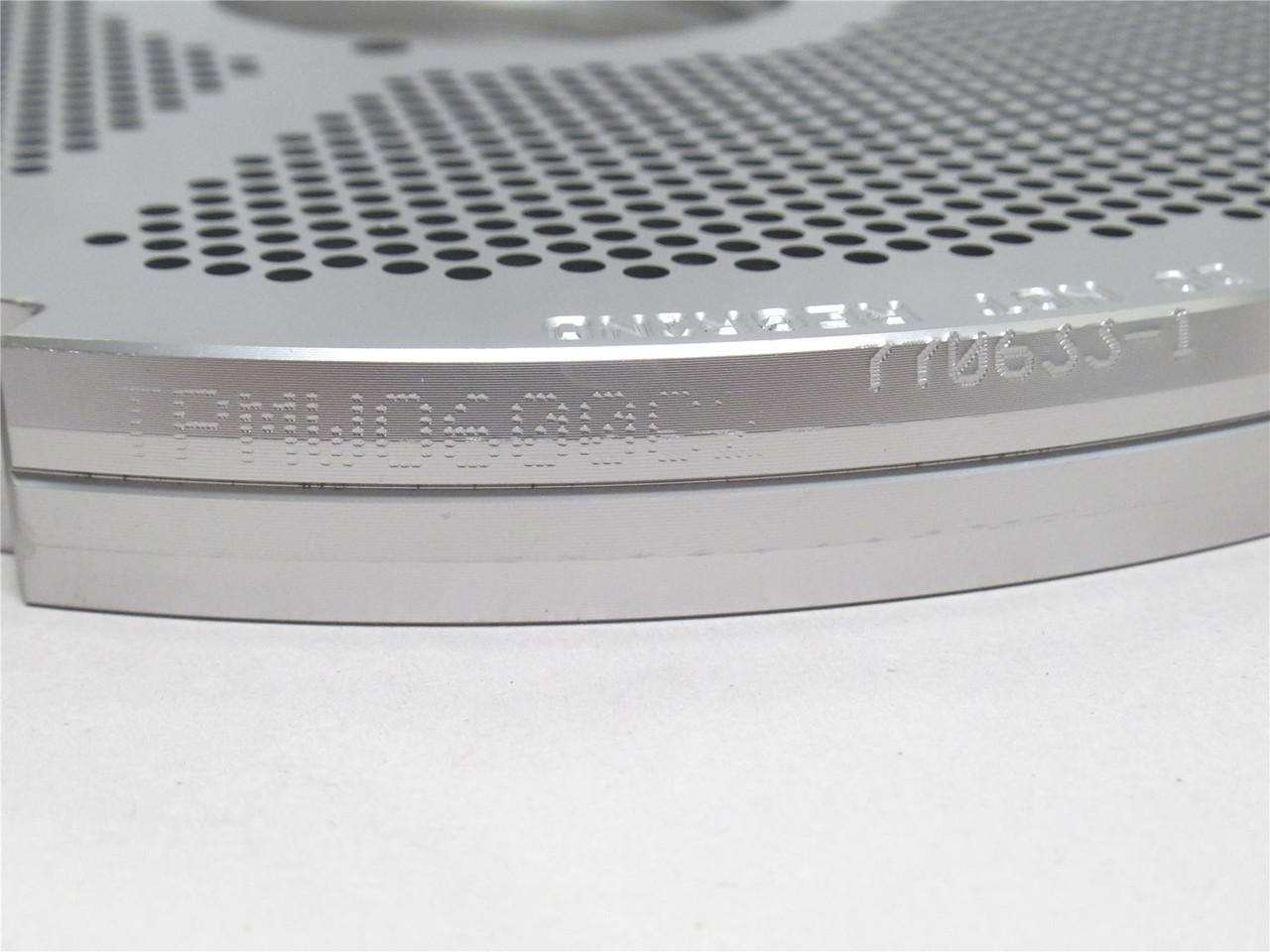 TPM WO600C2; Coated Grinder Plate 3.2mm Holes 250mmOD