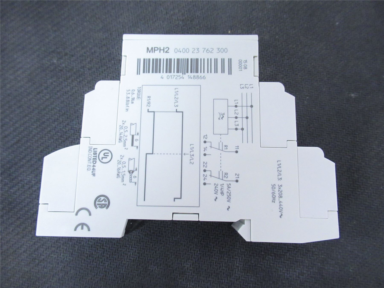 Eberle MPH2; Current Measuring Relay -Phase Failure Detection