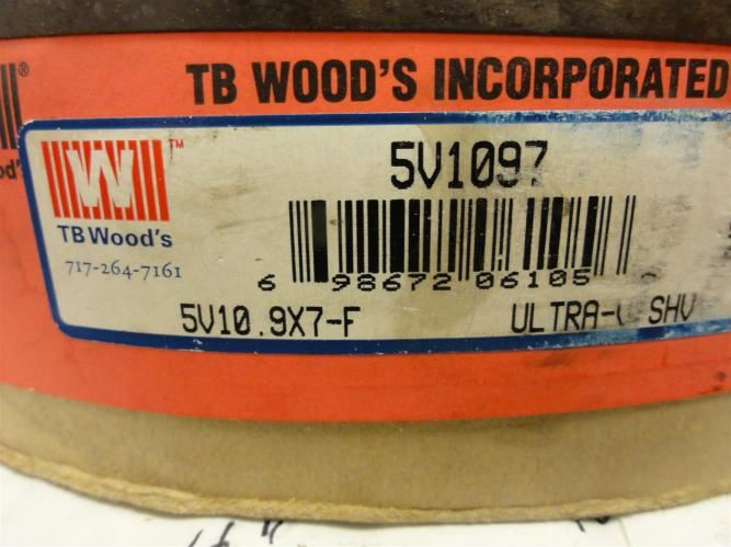 TB Woods 5V1097; Bushed Pulley 7 Groove; 11" OD