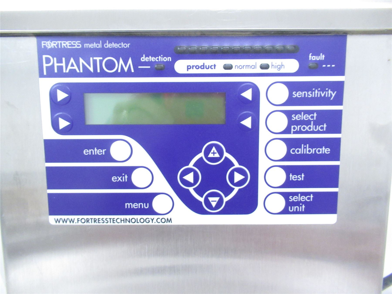 Fortress Phantom; Metal Detector Display Panel