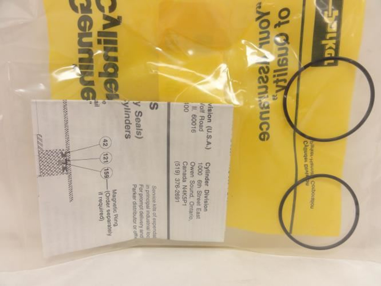 Parker CB1502MA01; Pneumatic Cylinder Body Kit; 1-1/2"