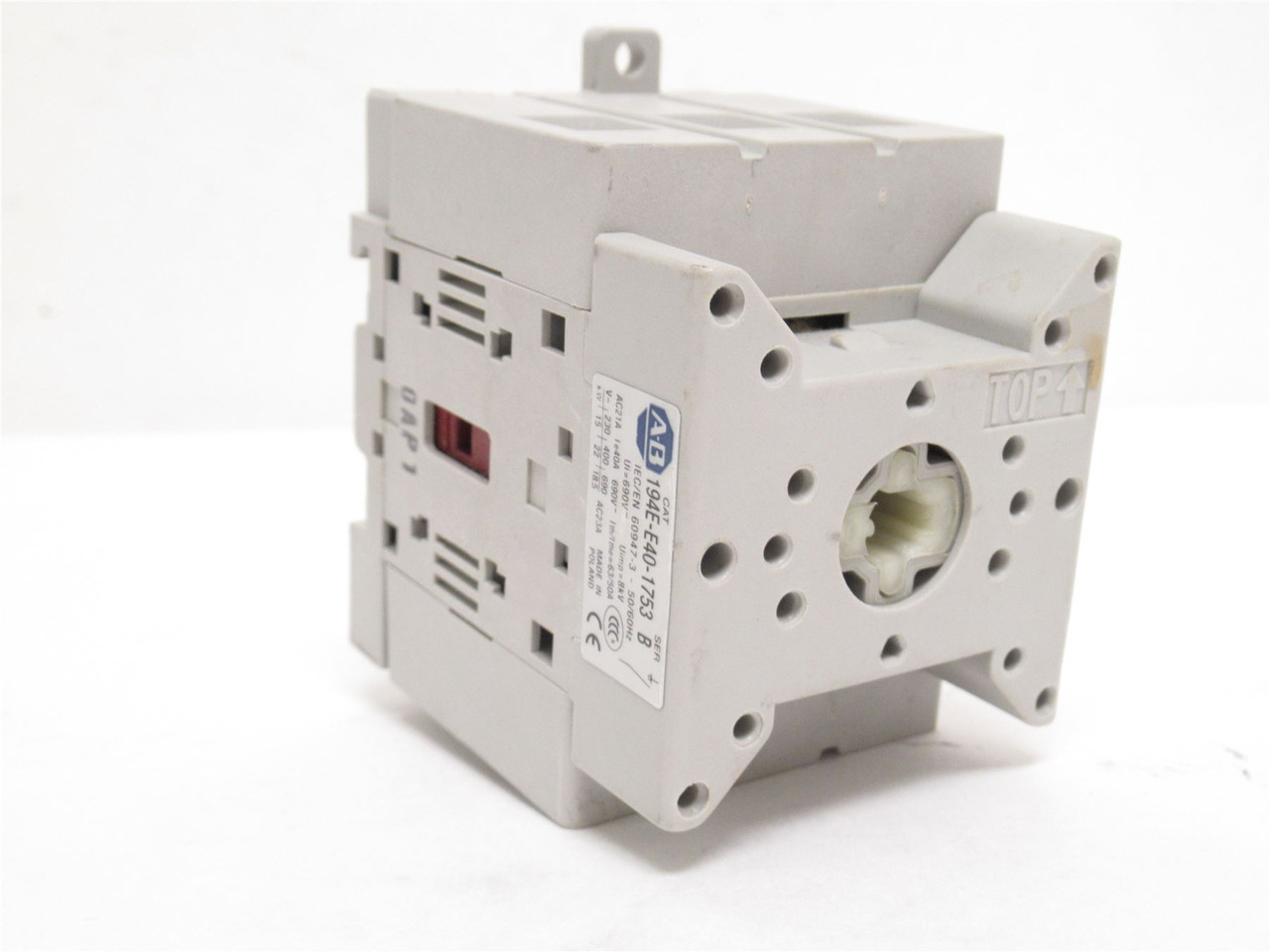 Allen-Bradley 194E-E40-1753; Disconnect Switch; NO knob