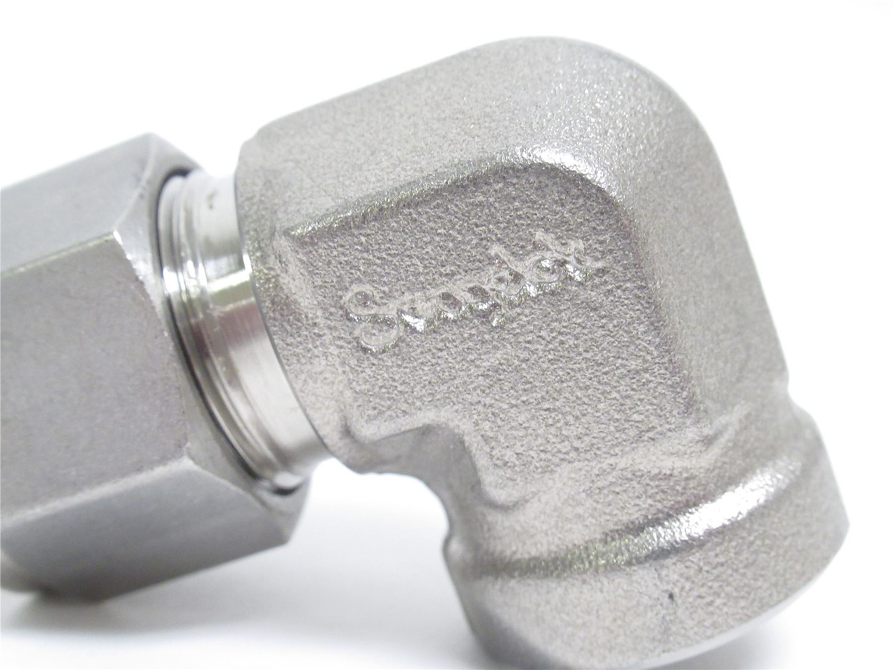 Swagelok SS-810-8-6; Elbow; 90Deg; SS-316; 1/2" x 3/8FNPT