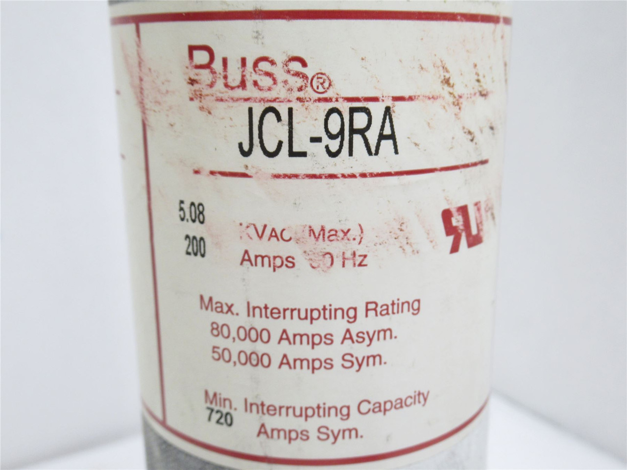 Bussmann JCL-9RA;  Medium Voltage Fuse; 5.08KVac; 200A