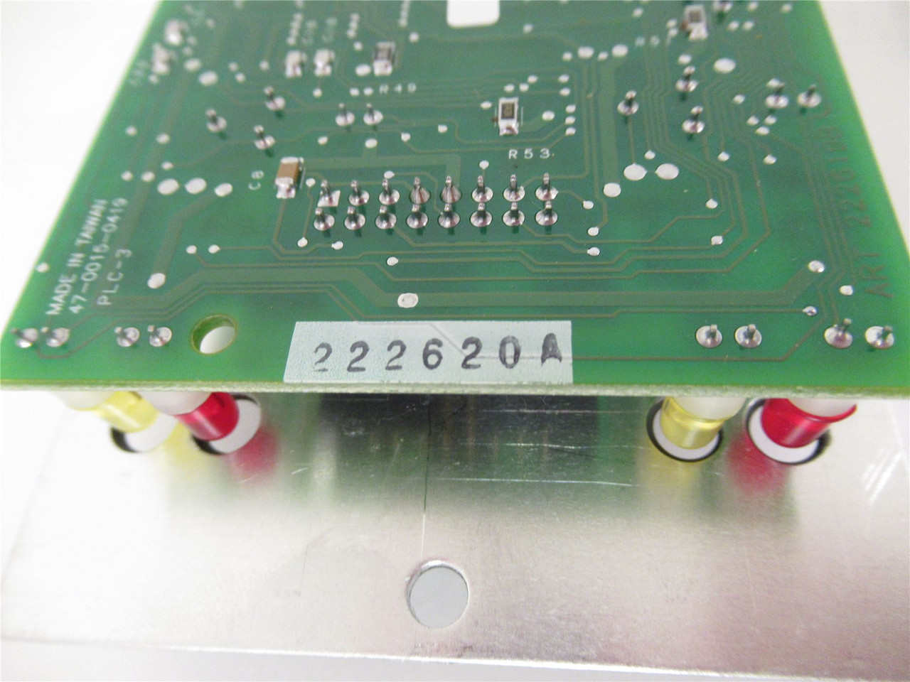 Nordson 222620A; Temp Control Panel; 4 Dials; LED Indicators