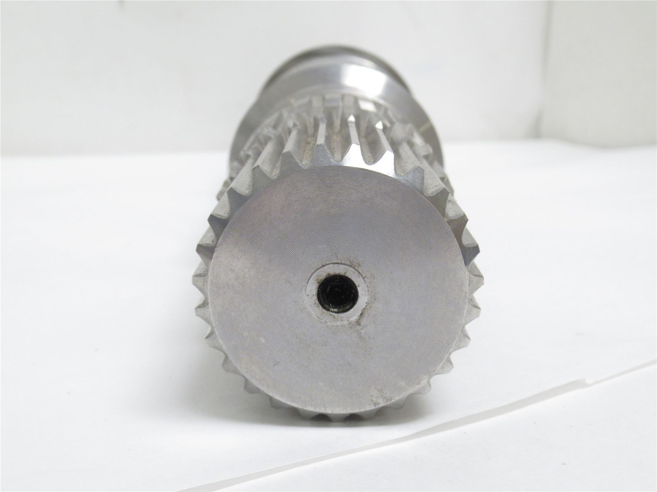 MFG- MDL-UNKN-227918; Splined Pump Shaft; SS; Keyed; 19" Long