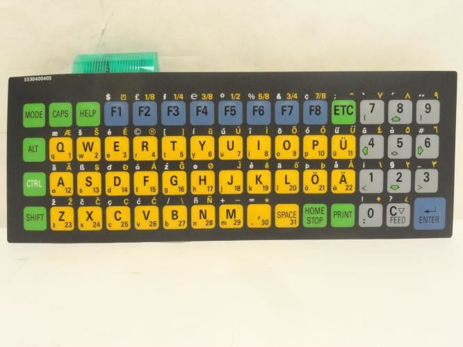 Bizerba 5530400405; Mulit-Function Keypad Assembly