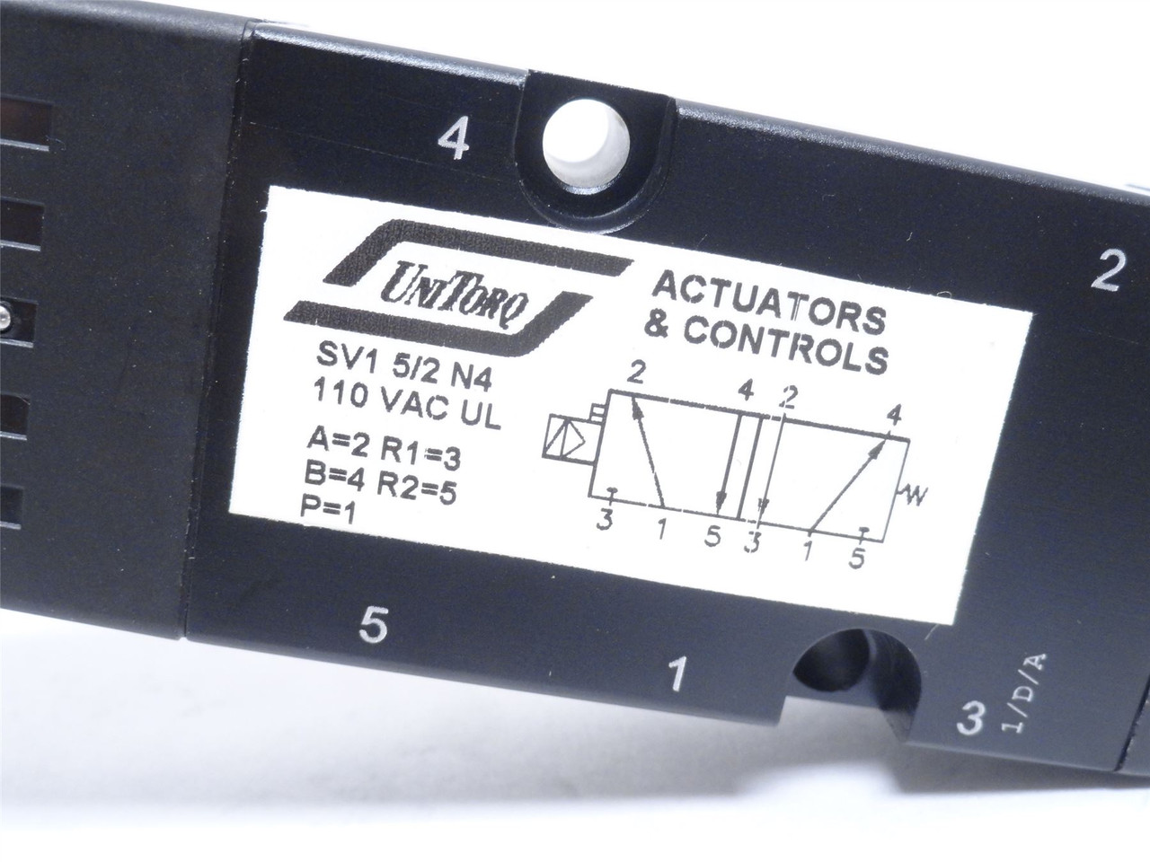 Unitorq SV15/2N4; Solenoid Air Valve; 110VAC; NEMA: 4
