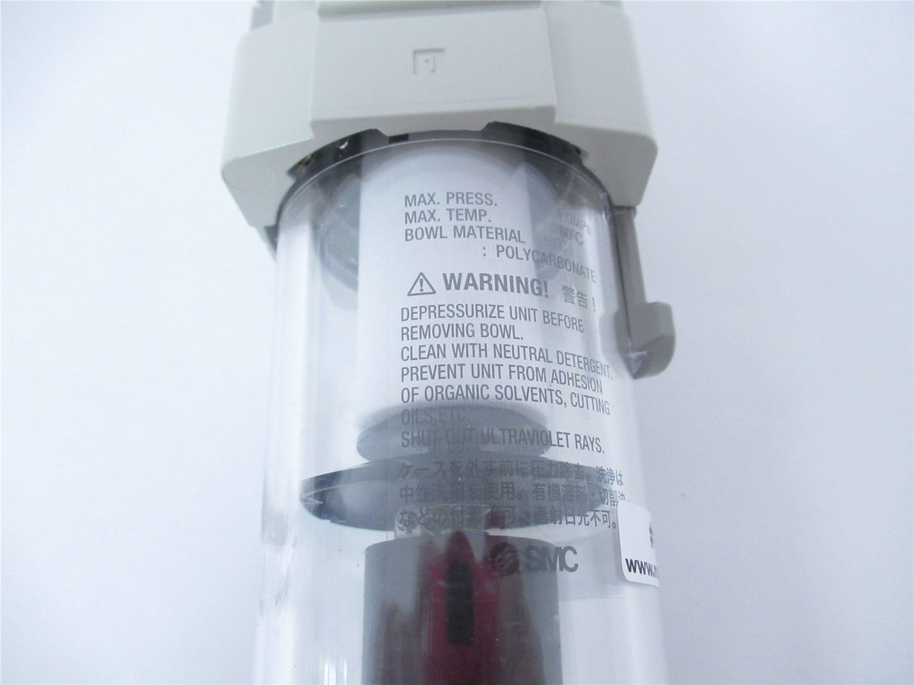 SMC AW40-04C-B; Regulator Mx Pressure 1.0MPa 60Deg C 1/2"Port