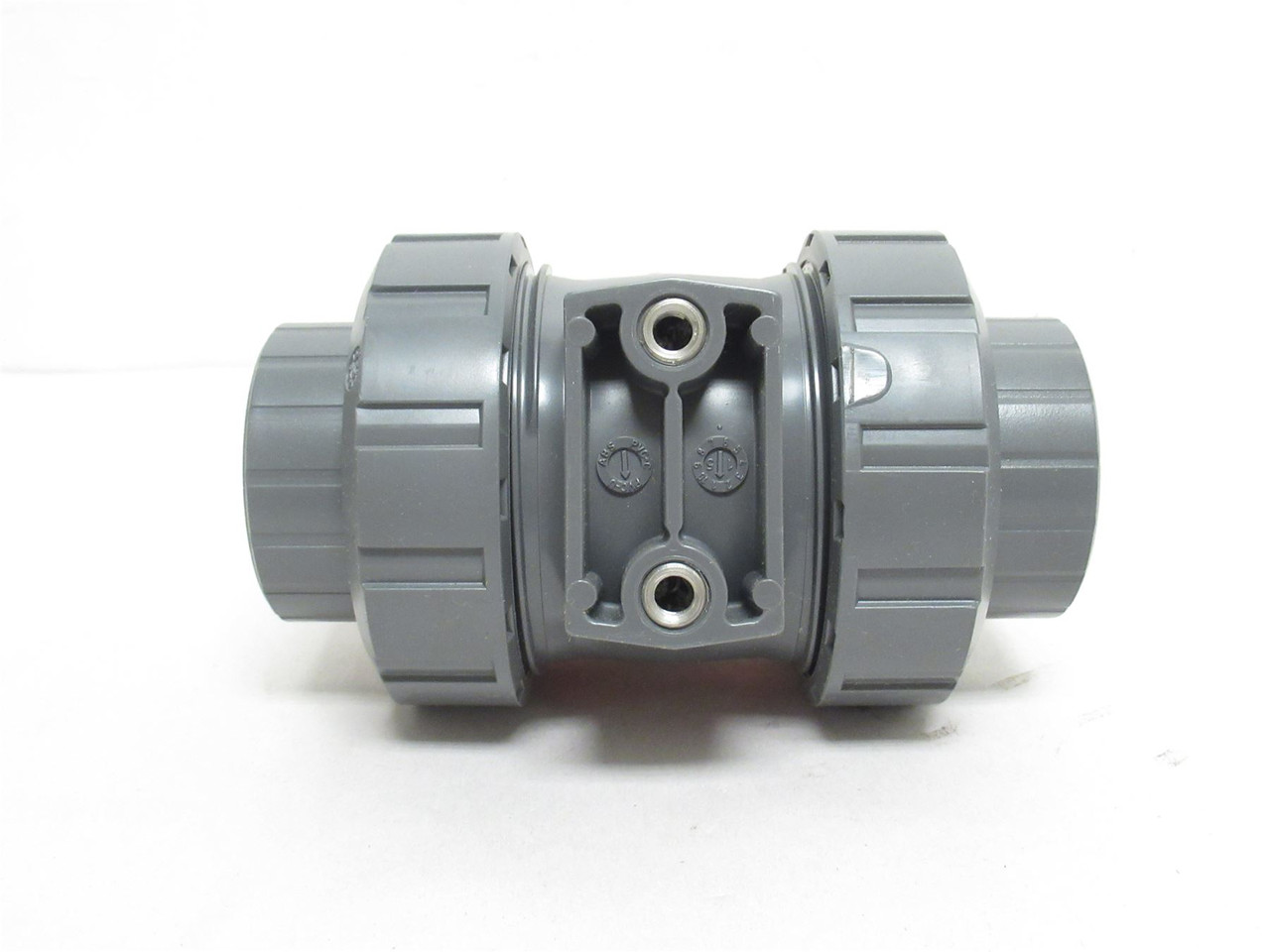 GF 161.546.066; True-Union Metric PVC Ball Valve; 50mm Socket