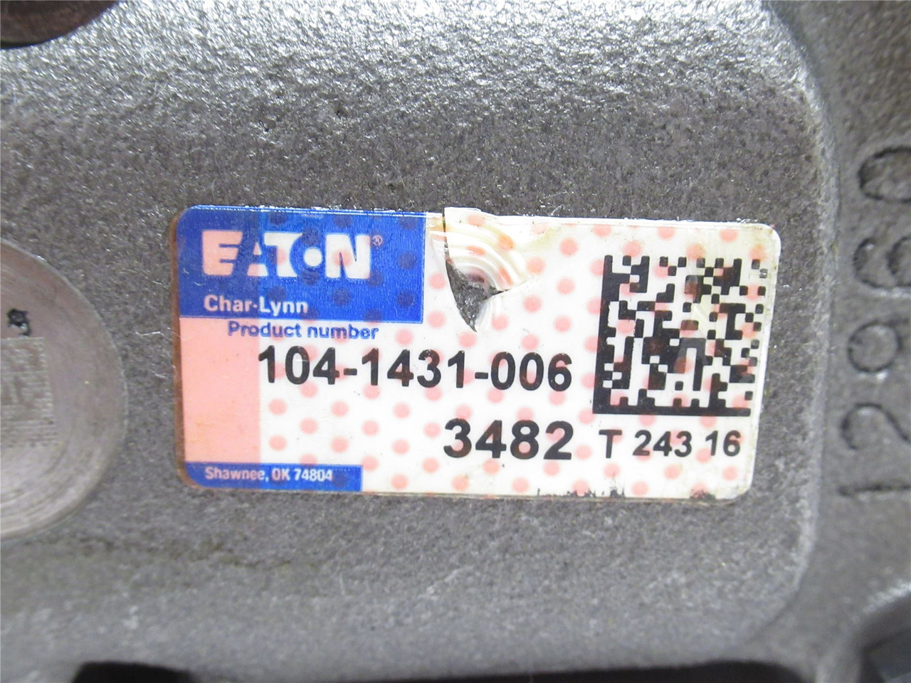 Eaton 104-1431-006; Geroler Disc Valve Motor; 20GPM; 2250PSI Eaton 104-1431-006; Geroler Disc Valve Motor; 20GPM; 2250PSI