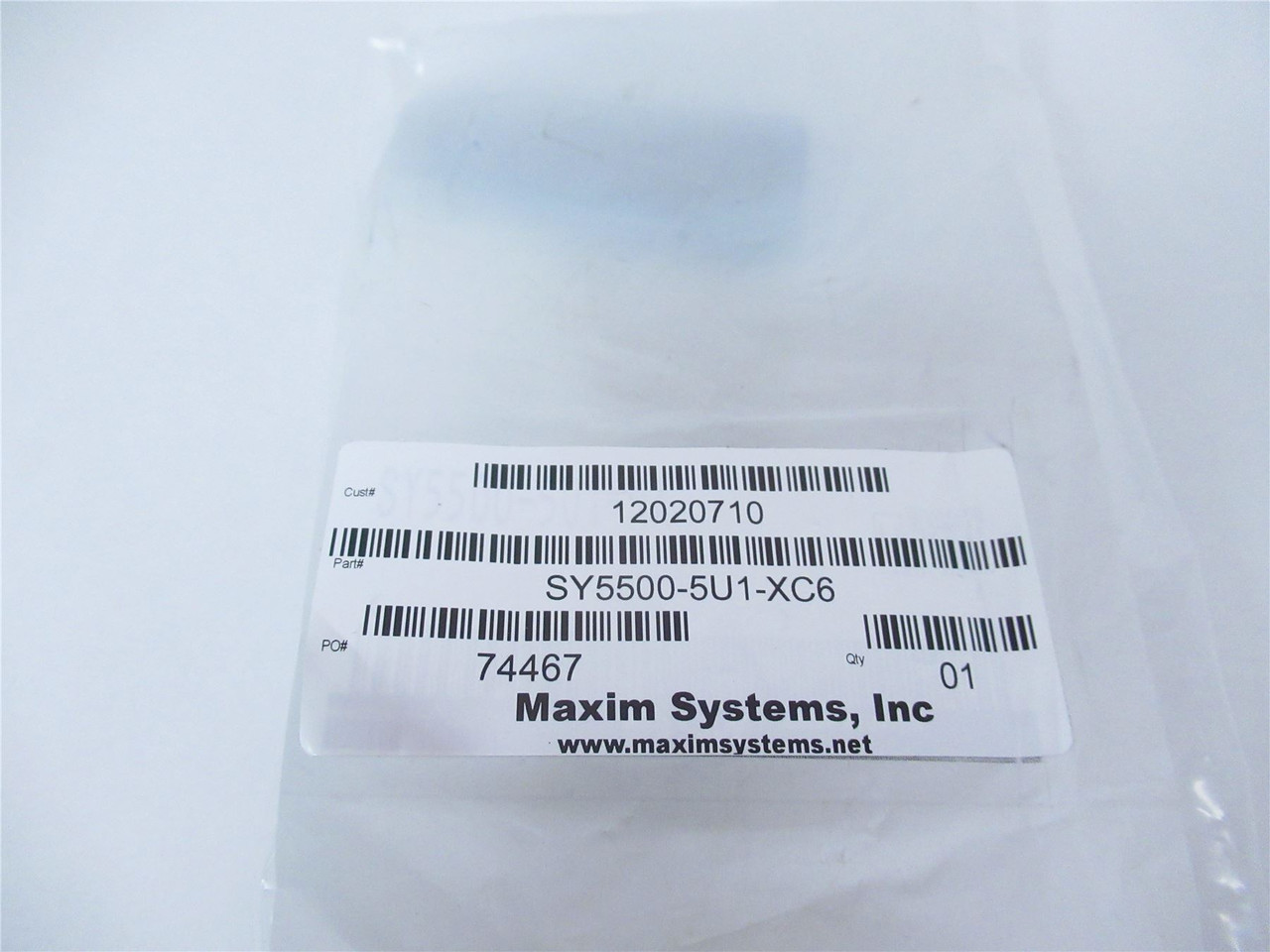 SMC SY5500-5U1-NA; Solenoid Valve 3 POS 2 Coil Mnfld Mnt