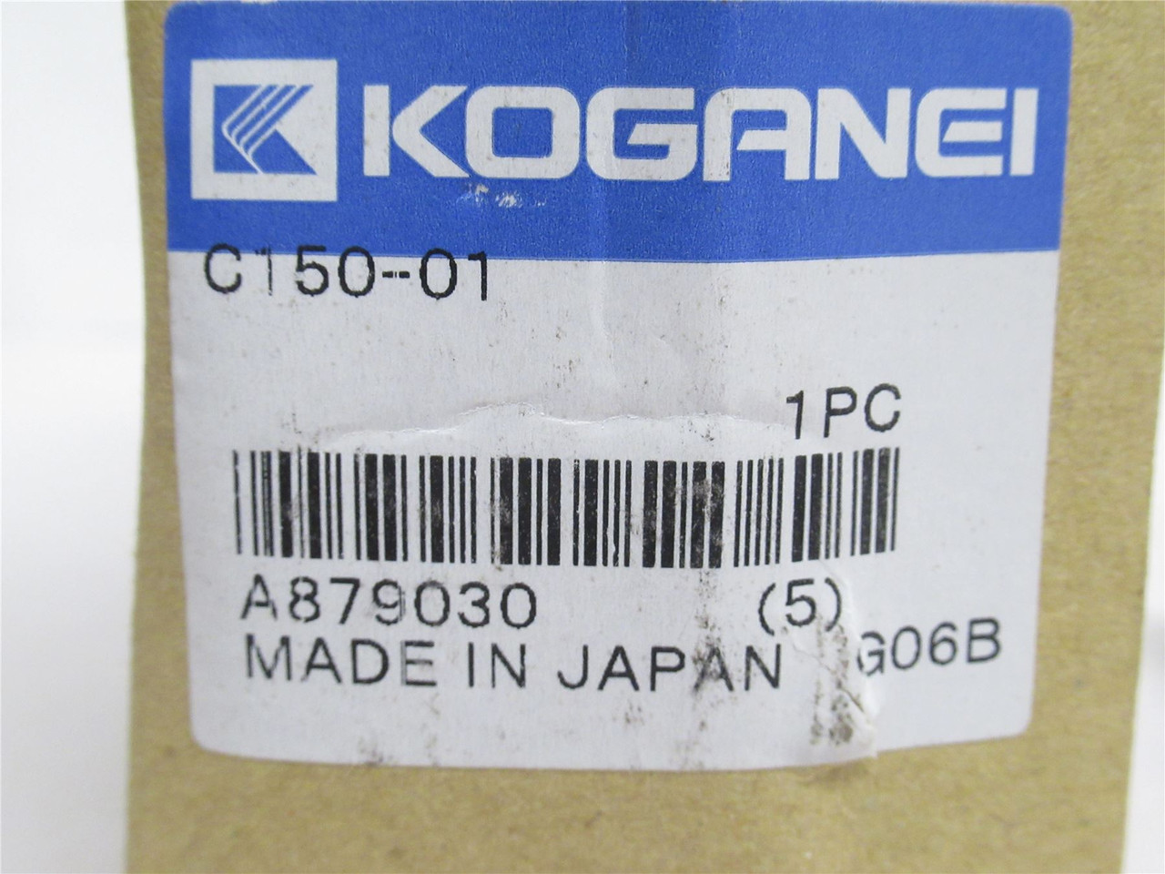Koganei CT50-01; Air Oil/Regulator System A879030
