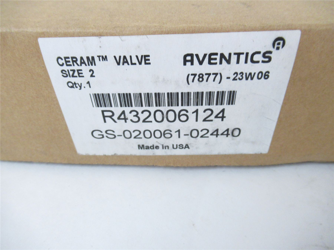 Aventics R432006124; Solenoid Valve 20VAC 150 Max PSI 50/60Hz