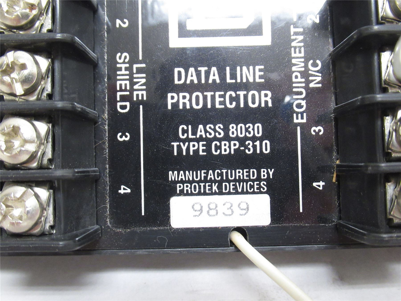 Square D 8030-CBP310; Remaote I/O Data Line Protector