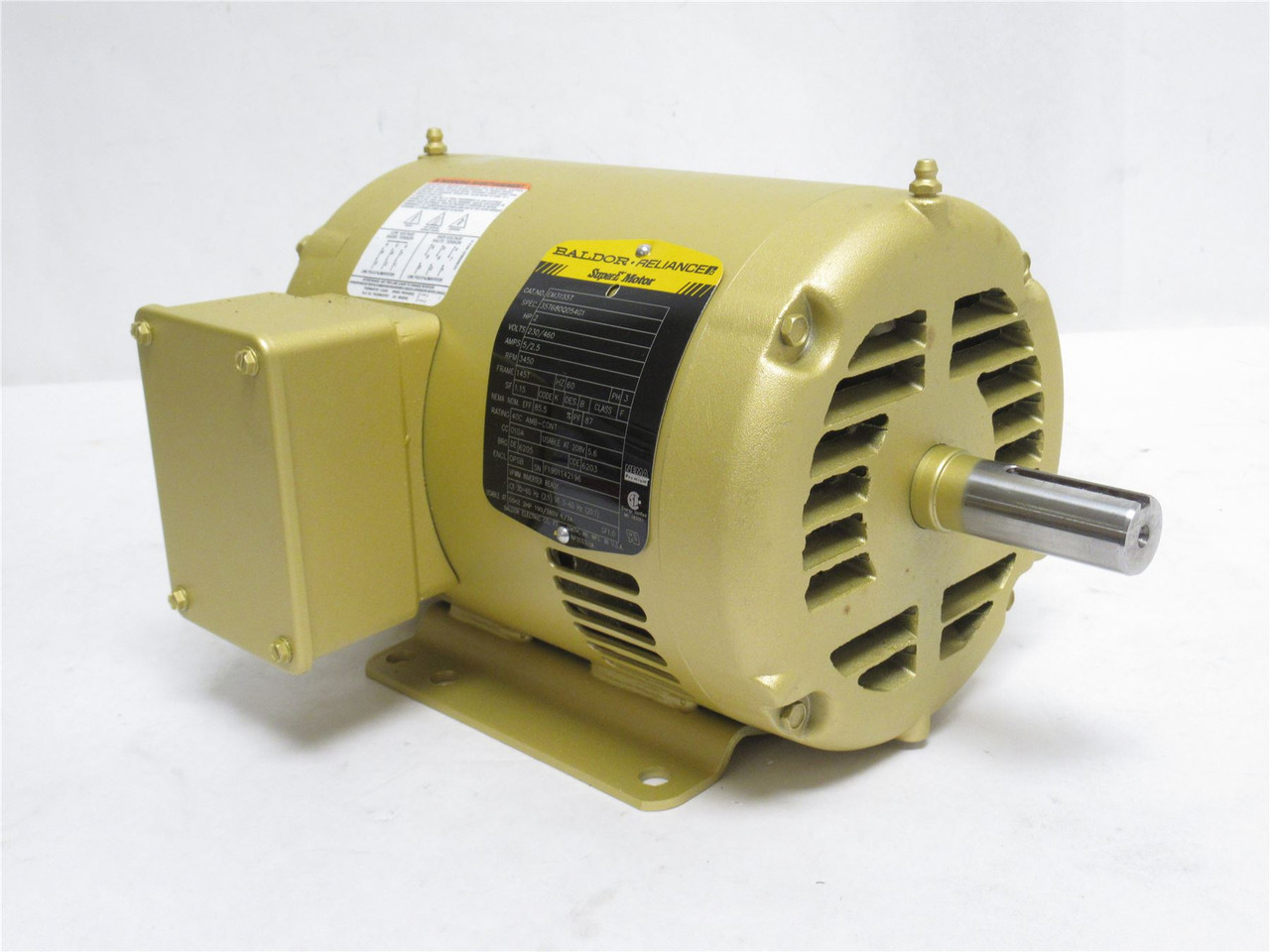 Baldor EM3155T; AC Motor; 2HP; 230/460V; 3450RPM; 3PH; 60HZ