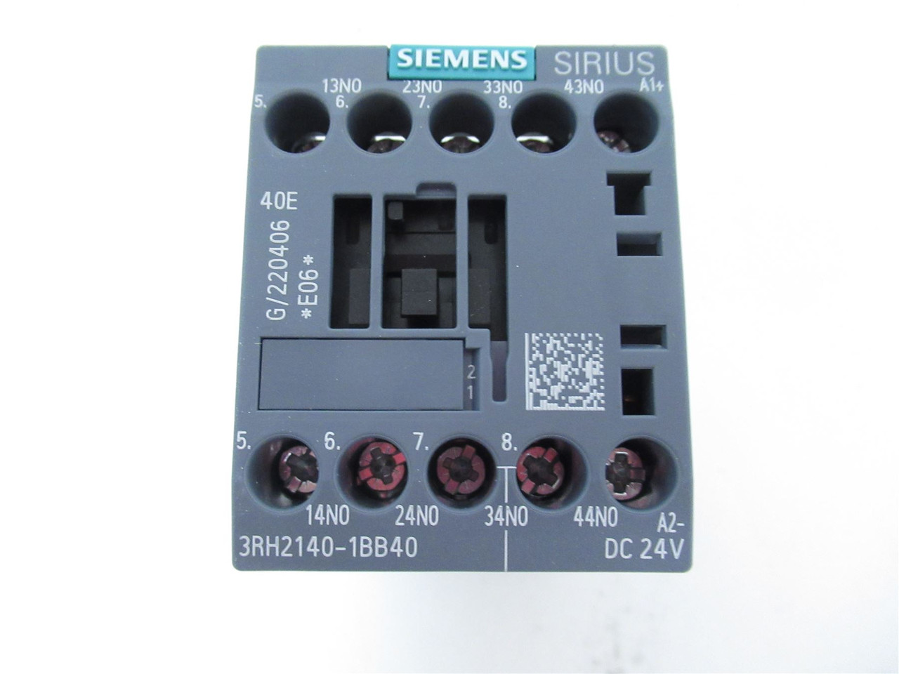 Siemens 3RH2140-1BB40; Contactor Relay 4 NO Coil: 24VDC