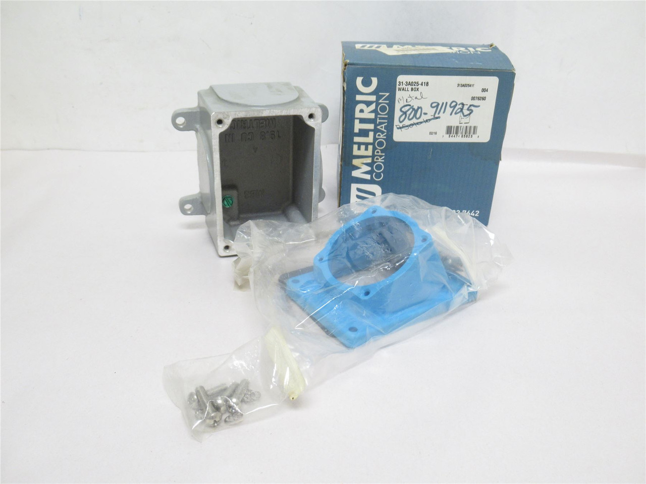 Meltric 31-3A025-418; Metallic Wall Box; 19.8" Cubic; 3/4NPT