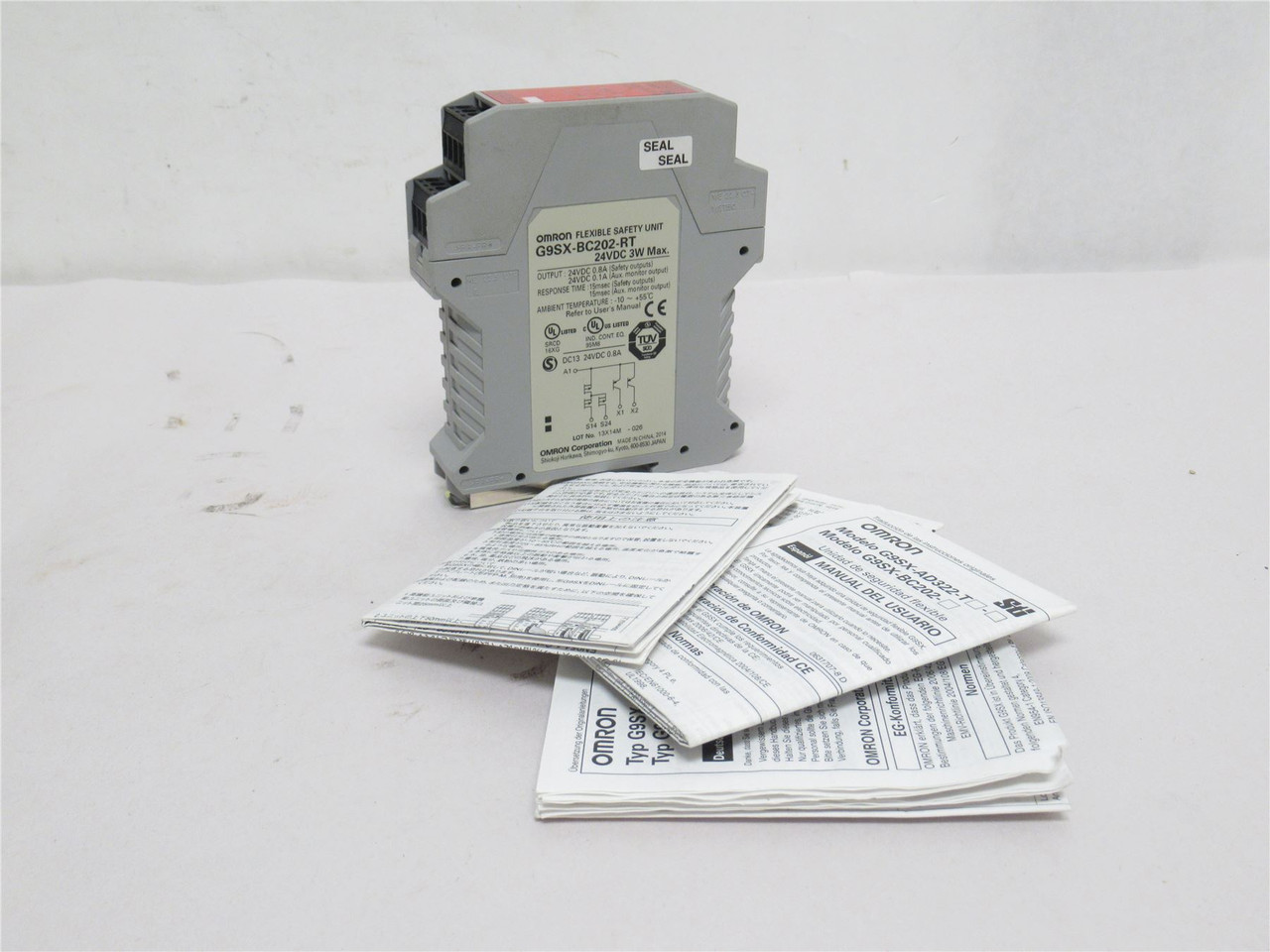 Omron G9SX-BC202-RT; Machine Safety Controller Relay; 24VDC