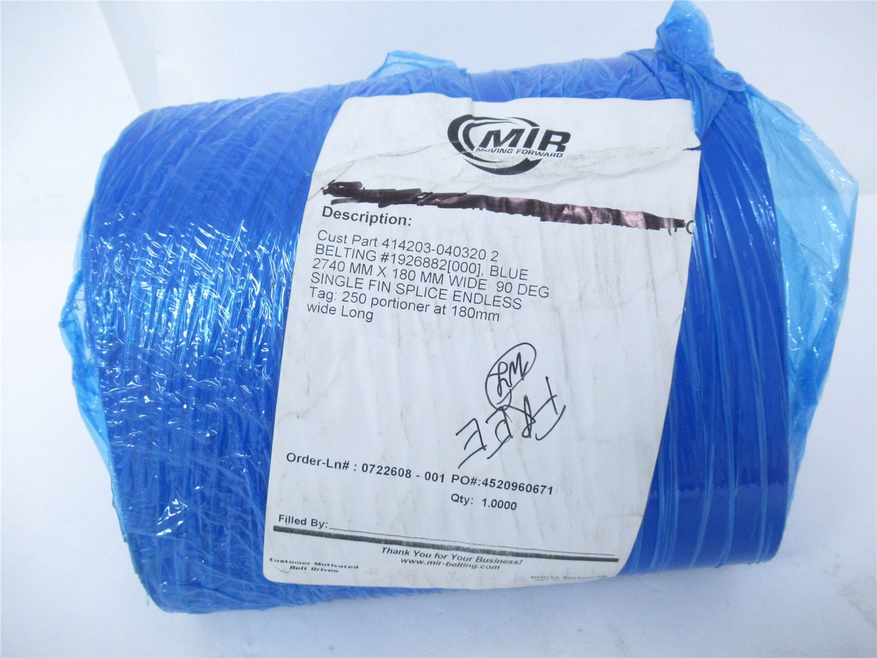 Midwest Industrial Rubber 2002028; Belt Endless 1320MMX180MM