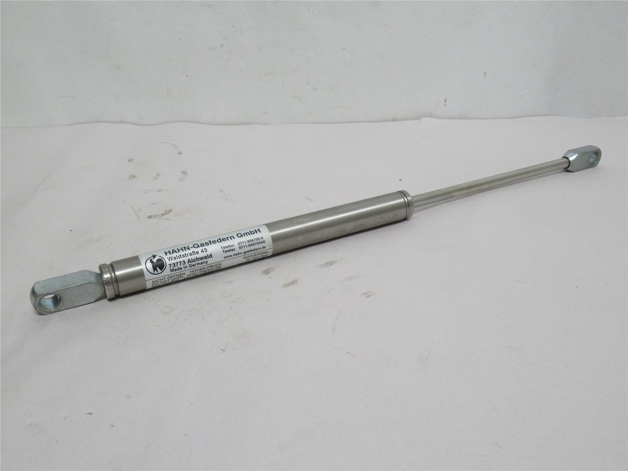 HAHN-Gasfedern 147361.1; Gas Strut150mm Stroke; 19mmOD HAHN-Gasfedern 147361.1; Gas Strut150mm Stroke; 19mmOD