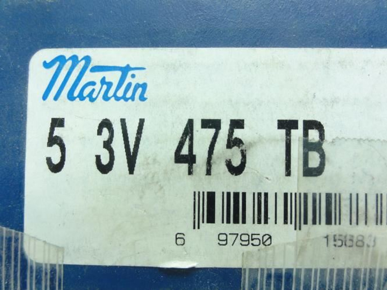 Martin 53V475TB; Bushed Pulley 5 Groove 4-3/4" OD Martin 53V475TB; Bushed Pulley 5 Groove 4-3/4" OD