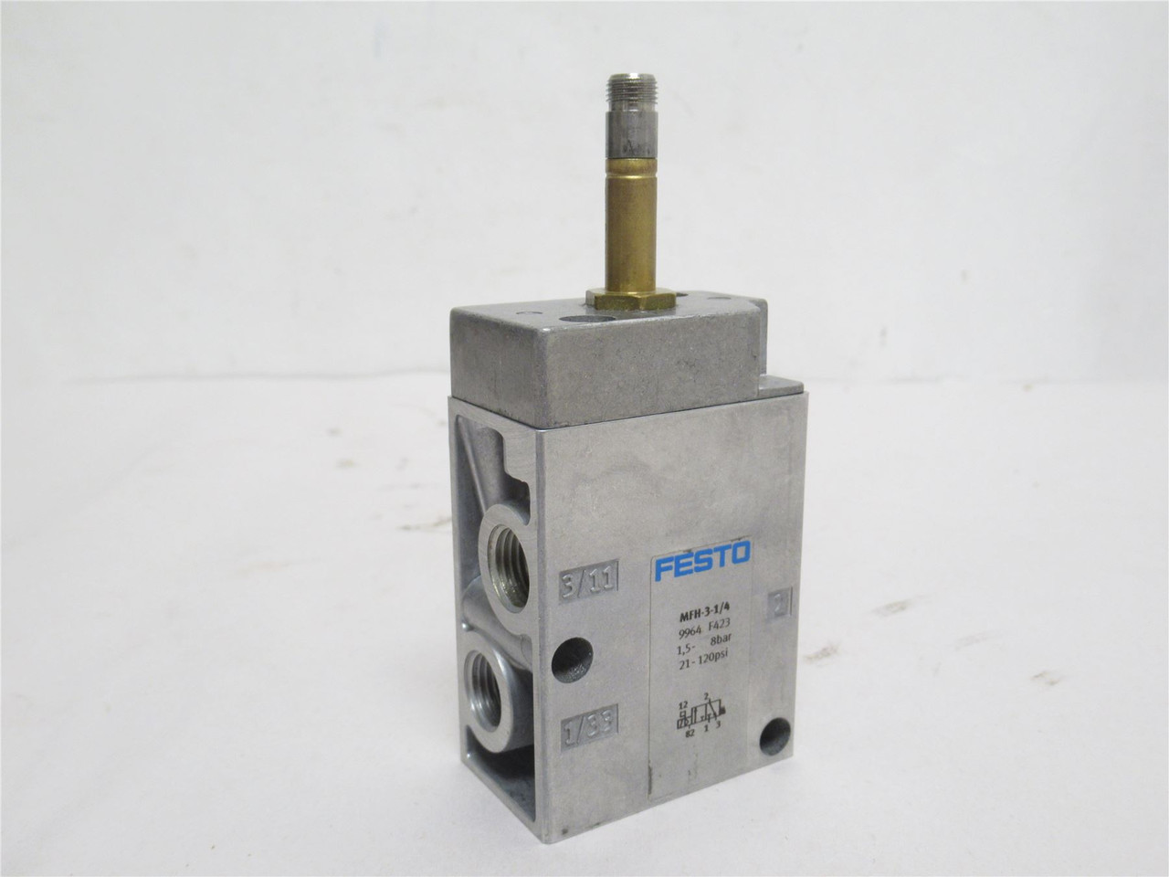 Festo MFH-3-1/4; Solenoid Valve 9964; 1/4NPT; 1.5-8 Bar