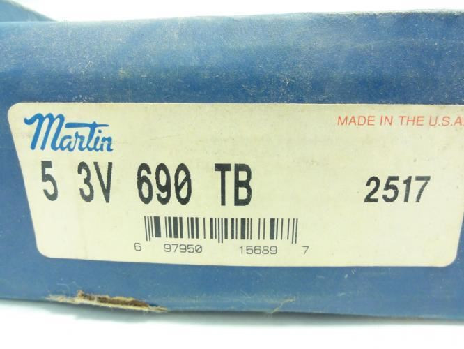 Martin 53V690TB; Bushed Pulley 5 Groove 6.9" OD