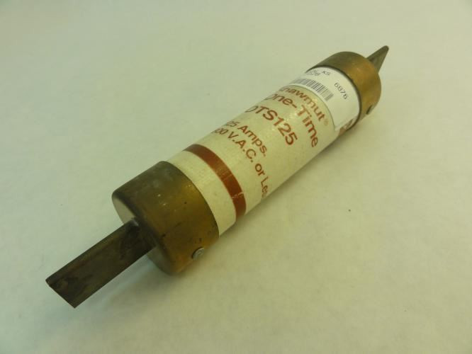 Shawmut OTS125; Fuse; One-Time; Class K5; 125A; 600VAC