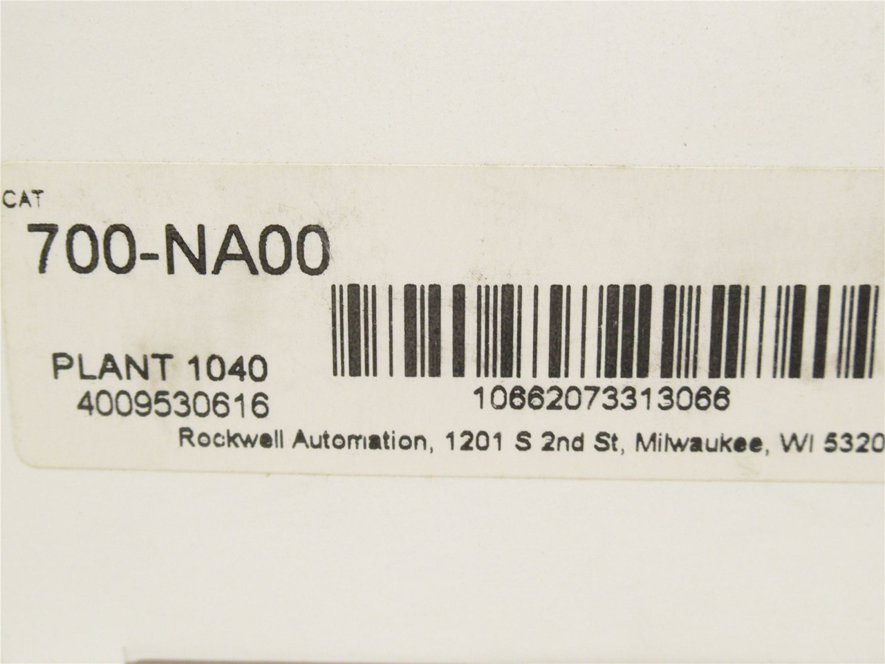 Allen-Bradley 700-NA00; Contact Cartridge; Relay Accessory