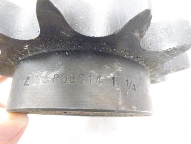 Martin 80BS14-1-1/4; Sprocket; # 80; 14T; 1-1/4"ID