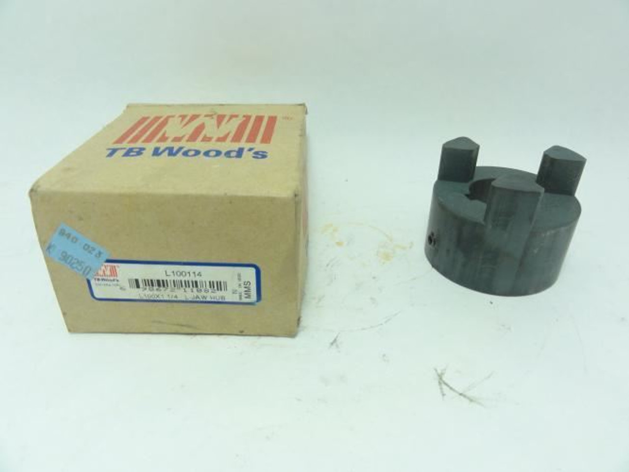 TB Woods L100114; Jaw Coupling 1-1/4"ID 2.54" OD