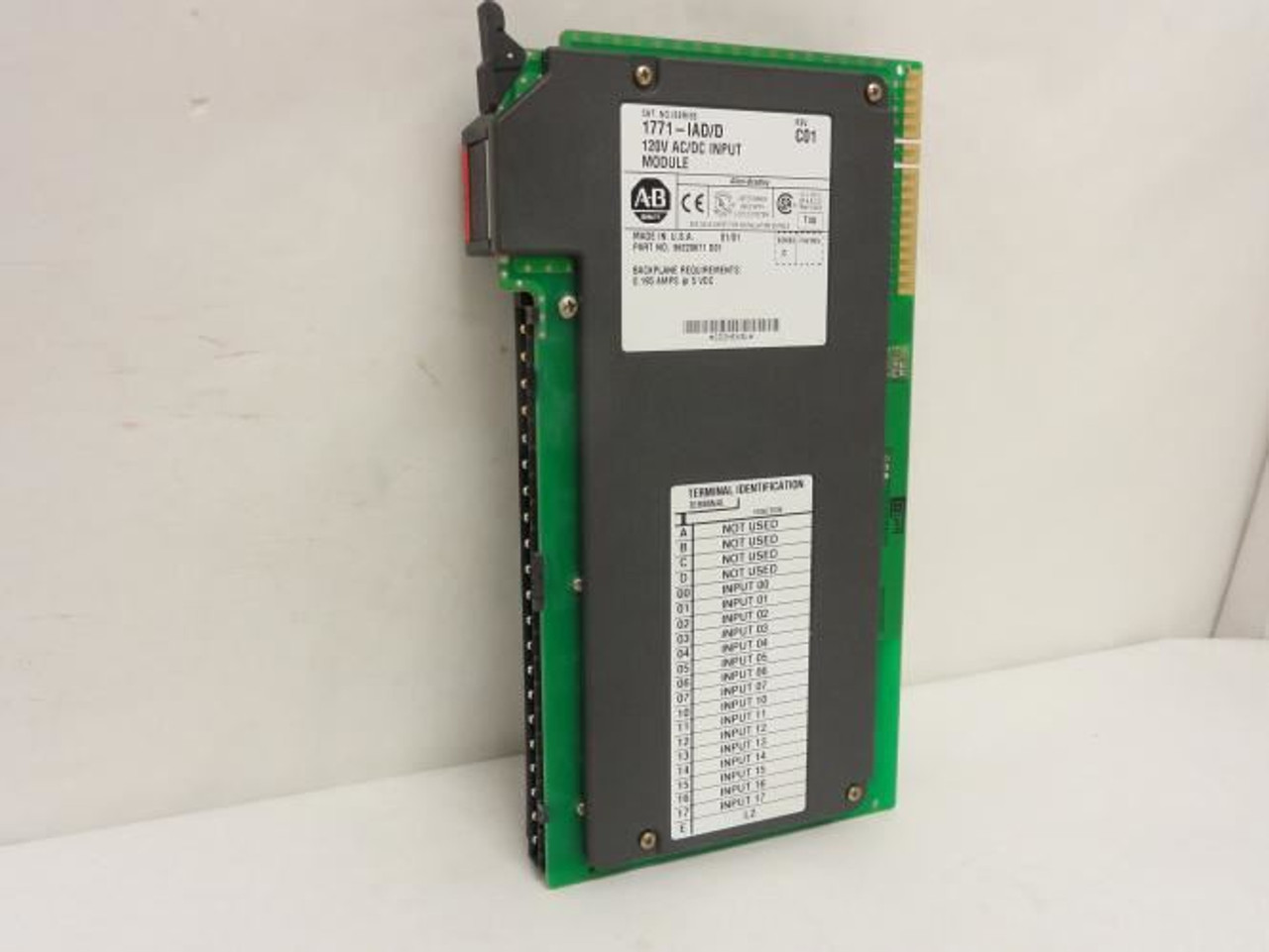 Allen-Bradley 1771-IAD; Input Module 120V AC/DC SER: D