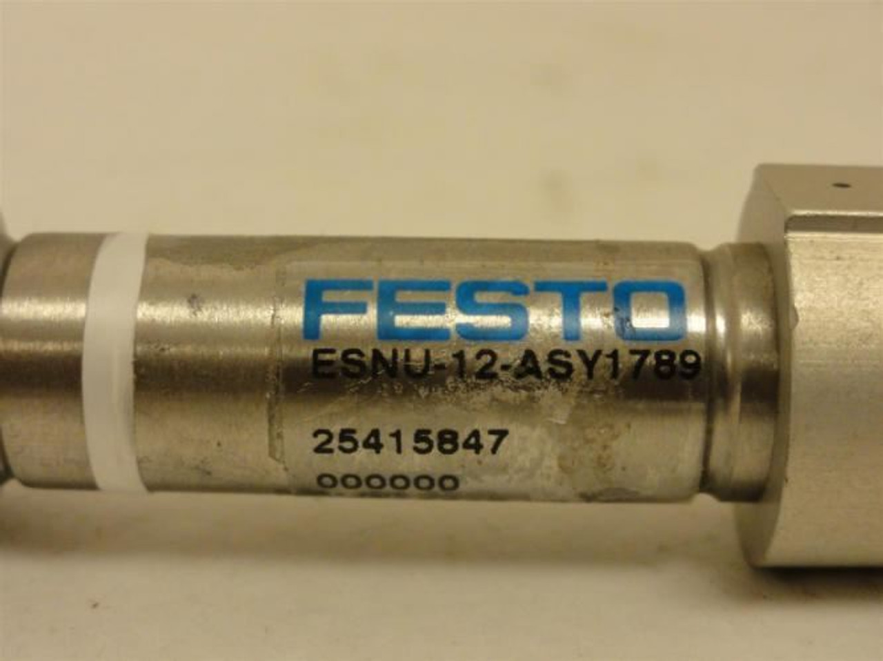Festo ESNU-12-ASY17789; Air Cylinder; 12mm Bore; 6 BAR Max Festo ESNU-12-ASY17789; Air Cylinder; 12mm Bore; 6 BAR Max