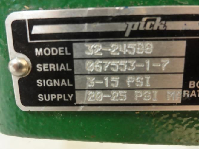 Pick Heaters 32-24588; Globe Valve; Cv: 4.0; Size: 1/2 FNPT