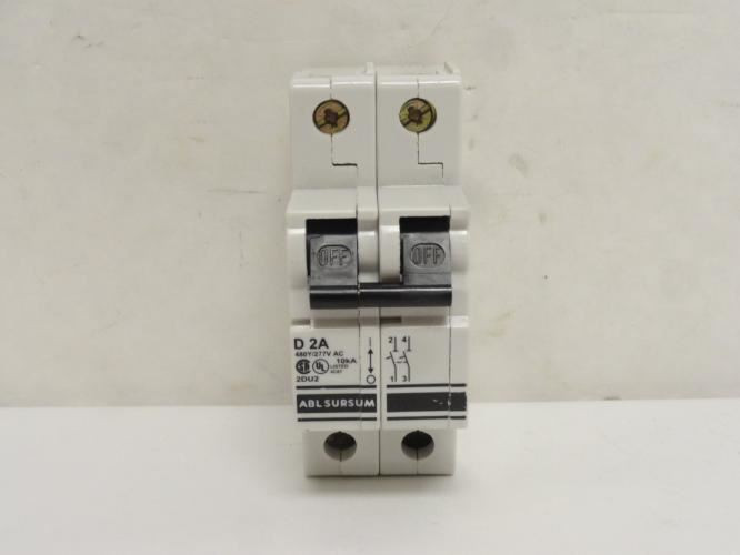 Altech 2DU2; CIrcuit Breaker; 2A; 277/480V