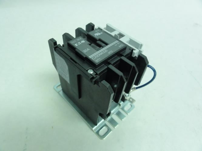 Eaton C25DNA3301T; Contactor 30A; 600V; 3P; Coil: 24VDC