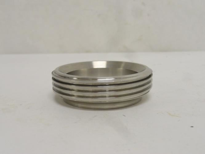 MFG- 15-G200; Short Threaded Bevel Seat Ferrule; 2"; SS-304