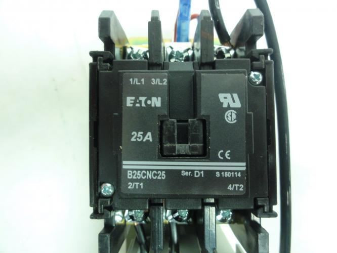 Eaton B25CNC25B; Starter 25A; 600VAC; 2P; Coil: 240VAC
