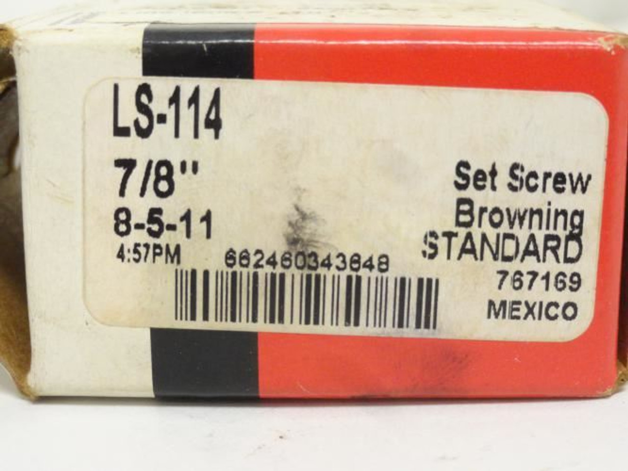 Browning LS-114; Insert Ball Bearing 7/8"ID x 52mmOD Browning LS-114; Insert Ball Bearing 7/8"ID x 52mmOD