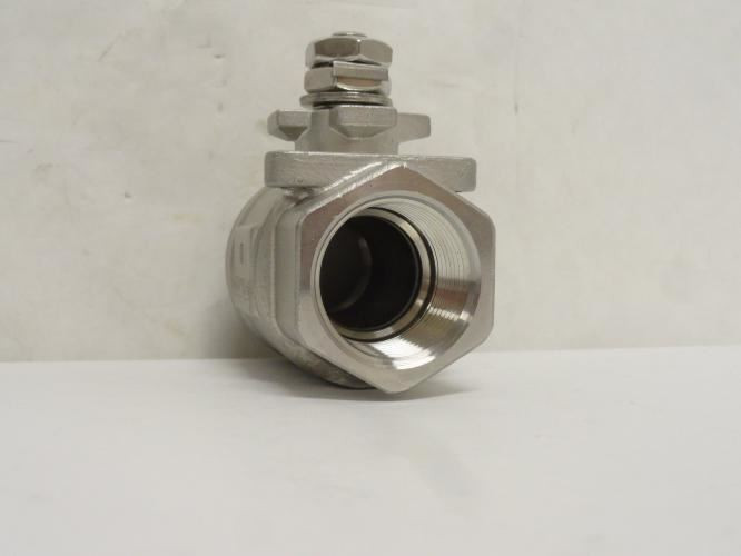 Industry-Std 1WMY4; Ball Valve SS; 1NPT; 1000PSI; NO HANDLE