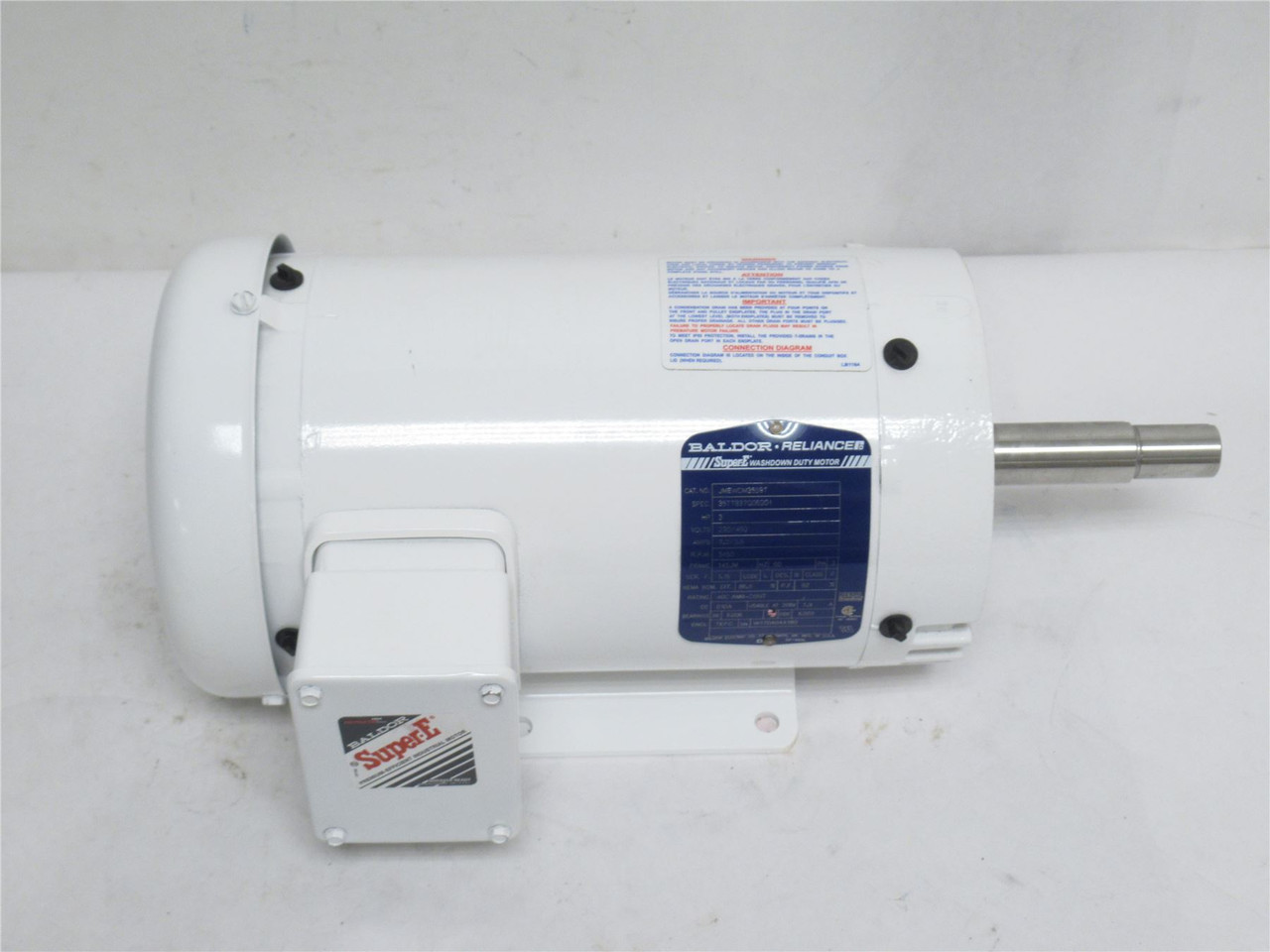 Baldor JMEWDM3559T; Close Coupled Pump Motor; 3HP; 230/460VAC